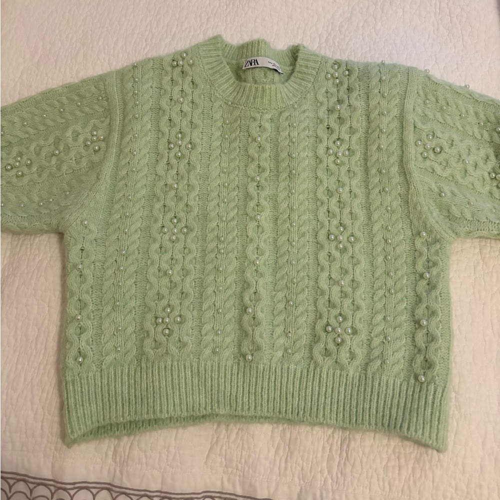 Zara Pearl Sweater